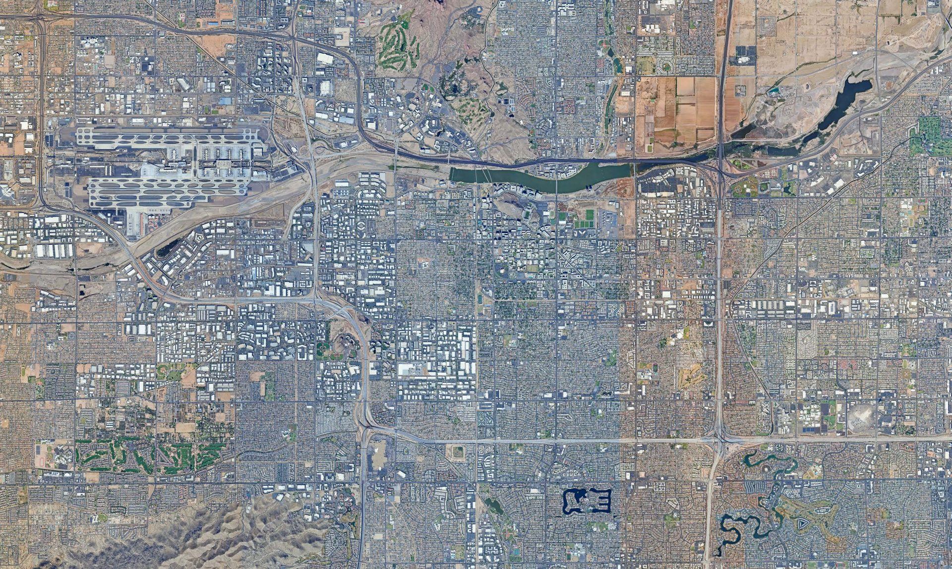 525 W 21st Street — Sky Harbor and Tempe location aerial